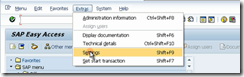 SAP GUI Settings