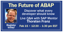The future of ABAP Webinar