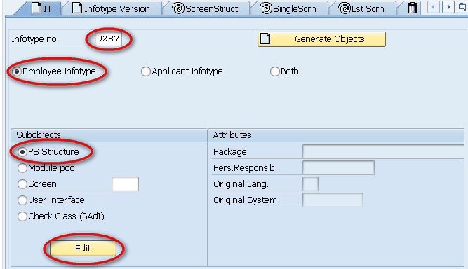 Give A Four Digit Number Between 9000 – 9999 In The 'Infotype no.' Field Give A Four Digit Number Between 9000 – 9999 In The 'Infotype no.' Field