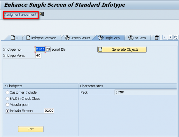 How To Change And Create SAP HR Infotype Screens Continued